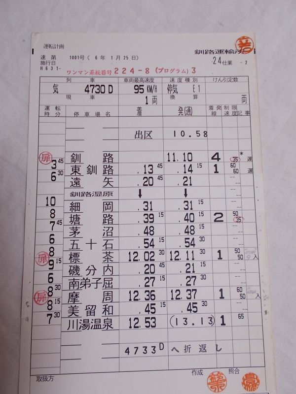 画像3: 釧網・根室本線「24仕業」釧路運輸所