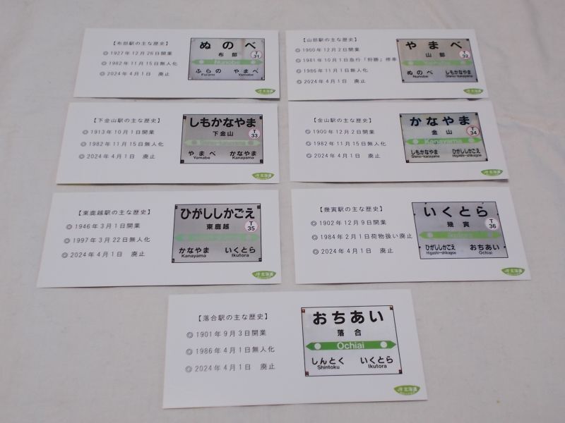 画像3: 記念カード「ありがとう根室本線7駅セット